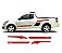 Kit Adesivo faixa lateral tuning Chevrolet Pick-up Nova Montana modelo Sport SRT - Imagem 6