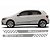Adesivo faixa lateral VW Gol e Voyage G5 G6 4 portas Sport Racing Fita Colante SRT - Imagem 8