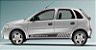 Kit Adesivo faixa lateral tuning Chevrolet Novo Corsa hatch e sedan SRT Sport Racing - Imagem 1