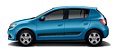 Kit Acessórios Peças Adesivo lateral Renault Novo Sandero modelo R Sport Fita Colante SRT - Imagem 1