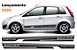 Kit Faixa lateral adesiva tuning para Fiesta G2 modelo Fiesta Quadriculado peças acesórios Fita Colante SRT Wolf 1 - Imagem 1