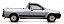 Adesivo faixa lateral tuning Ford Courier 1 Endura e Rocam modelo Courier SRT - Imagem 1