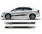 Adesivo Honda New Civic Faixa Lateral modelo CV3 Fita Colante SRT - Imagem 1