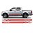 Adesivo lateral Nissan Frontier Fr1 Pick-up cabine dupla Faixa Fita Colante SRT - Imagem 13