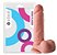Penis com Escroto e Ventosa 19 x 4,5 cm - Imagem 1