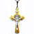 Crucifixo Medalha De São Bento Em Madeira De Oliveira - Imagem 1