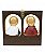 Quadro Sagrado Coração Jesus e Maria 20x4x23cm - Imagem 3