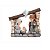 Presépio Sagrada Família Infantil com Cabana 15 CM Cinza - Imagem 1