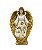 Presépio Sagrada Família Envolto Anjo da Guarda 22,5 CM - Imagem 1