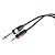 Cabo Audio Santo Angelo CA28 P2 Stereo x P10 Mono 2m Linha SA2X - Imagem 1