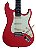 GUITARRA MEMPHIS 3S ESCALA ESCURA ESCUDO AGED WHITE MG-30 FIESTA RED - Imagem 2