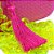 Bolsa Clutch Festa Casamento Formatura Rosa Corrente Neon - Imagem 3