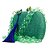 Bolsa De Mão Clutch Festa Casamento Formatura Verde e Azul - Imagem 1