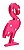 Luminária Abajur Enfeite de Festa Led Flamingo Rosa 30 Cm - Imagem 5