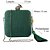 Bolsa Pequena Clutch Festa Mini Bag Quadrada Verde Abacaxi - Imagem 3