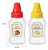 Kit Mini Garrafinhas Bisnaga de Molhos Mostarda e Ketchup - Imagem 2