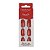 Unha Postiça Autocolante Gloss Oval Red - Imagem 2