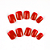 Unhas Postiças Autocolantes Vermelho Gloss - Imagem 5