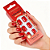 Unhas Postiças Autocolantes Vermelho Gloss - Imagem 2