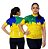 CAMISA CICLISMO FEMININA BRASIL SÓDBIKE, PROTEÇÃO SOLAR 20, ZIPER FULL - Imagem 1