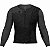 CAMISA CICLISMO UNISSEX SOFT SÓDBIKE, ZIPER FULL, MANGA LONGA, CORTE LASER, PRETA - Imagem 1