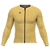 CAMISA CICLISMO UNISSEX MAX SÓDBIKE, ZIPER FULL, MANGA LONGA, CORTE LASER, AMARELO - Imagem 1