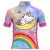 CAMISA CICLISMO INFANTIL SÓDBIKE, PROTEÇÃO SOLAR 20, ZIPER FULL, UNICÓRNIO - Imagem 1