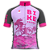 CAMISA CICLISMO INFANTIL SÓDBIKE, PROTEÇÃO SOLAR 20, ZIPER FULL, RACING PINK - Imagem 1