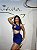 Conjunto Fitness Cruzado Azul Marinho - Imagem 1