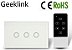 Interruptor Integente Touch 3 teclas branco - Imagem 1