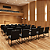 Cadeira Jade Para Escritório, Recepção, Auditório em Courino Preto Pés Preto - Imagem 3