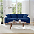 Sofá Living 3 Lugares Istambul em Suede Azul Marinho - Imagem 2