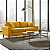 Sofá Living 3 Lugares Istambul em Suede Amarelo Mostarda - Imagem 3