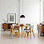 Conjunto Sala de Jantar Liz Mesa Ripada 110cm Com 4 Cadeiras Linho Champagne - Imagem 2