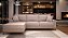 Sofá 4 Lugares Living Chaise Esquerdo Linho Champagne - Imagem 1