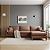 Sofá Califórnia 4 Lugares Living Com Chaise Direito em Linho Marrom - Imagem 3