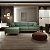 Sofá Amsterdã 3 Lugares 2,44m Living Com Chaise Esquerdo Verde - Imagem 3
