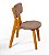 Conjunto Sala de Jantar Liz Mesa 110cm Com 4 Cadeiras em Linho Marrom - Imagem 10