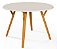 Conjunto Sala de Jantar Liz Mesa 110cm Com 4 Cadeiras em Linho Marrom - Imagem 5
