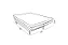 Sofa Cama Caribe em Linho Grafite 3 Posições Com 2 Banquetas - Imagem 7