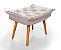 Banqueta Puff Luxo em Linho - Imagem 1