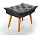 Banqueta Puff Luxo em Linho - Imagem 4