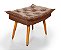 Banqueta Puff Luxo em Linho - Imagem 5