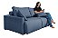 Sofá Retrátil Milão em Tecido Impermeável Azul 1,78m - Imagem 7