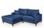 Sofá Paris Com Chaise Esquerdo 1,94m em Linho Azul - Imagem 5