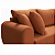 Sofá em Bouclê Terracota Living 3 Lugares 185cm + Par de Puff - Imagem 12