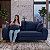 Sofá em Bouclê Azul Living 3 Lugares 185cm - Imagem 1