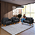 Conjunto Namoradeira Mais 2 Poltronas Dallas em Courino Preto - Imagem 1