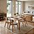 Conjunto Mesa Retangular Ripada Liz 120x80 com 4 Cadeiras em Linho Bege - Imagem 7
