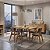 Conjunto Mesa Retangular Ripada Liz 120x80 com 4 Cadeiras em Linho Cinza - Imagem 8